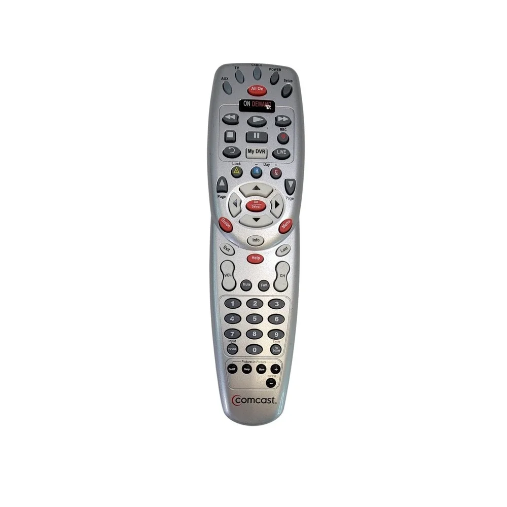Comcast XR11 Voice Remote‎ Control Silver Universal DVR Cable Box Remote